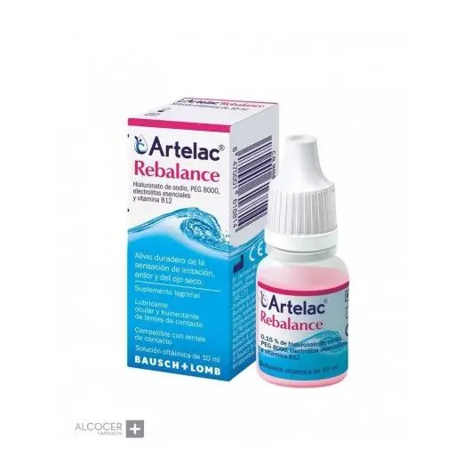 Bausch & Lomb Artelac Rebalance Lubricante Ocular y Humectante de Lentes de Contacto - 1