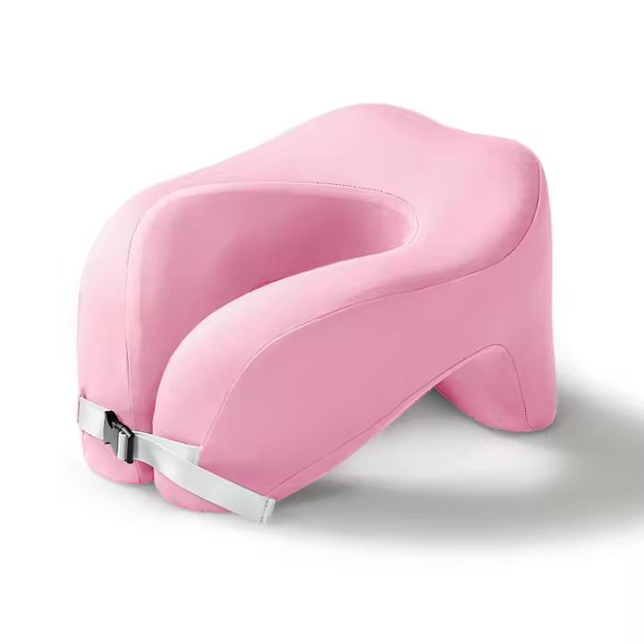 Almohada De Viaje En Forma De U De Memoria Puro Soporte Cervical Para Sueño En Avión Oficina Siesta Almohadas De Cuello MOV - 1