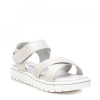 Sandalias planas niña XTI KIDS 150877 02 SANDALI VECRO PALA CRUZADA PLATA 31438 24V - details 0