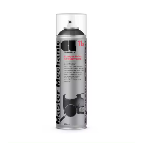 CL COSMOS LAC SPRAY PINTURA TEXTURIZADA BUMPER NEGRO 11B MASTER MECHANIC 500 ML - 1