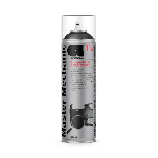 CL COSMOS LAC SPRAY PINTURA TEXTURIZADA BUMPER NEGRO 11B MASTER MECHANIC 500 ML - 1