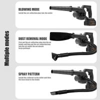 Soplador y aspiradores inalámbrico eléctrico 2 en 1, Sopladores de hojas con Batería de 21V 4.0AH, 3.3m3/min, Colector de polvo para jardín, pelo de mascotas, hojas caídas, nieve, Compatible con batería Makita de 18V - details 2