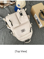 Mochila Universal De Nylon Para Hombres Y Mujeres Con Gran Capacidad Y Multi-bolsillos Mochila De Escuela Con Cierre De Hebilla Para Computadora - details 14