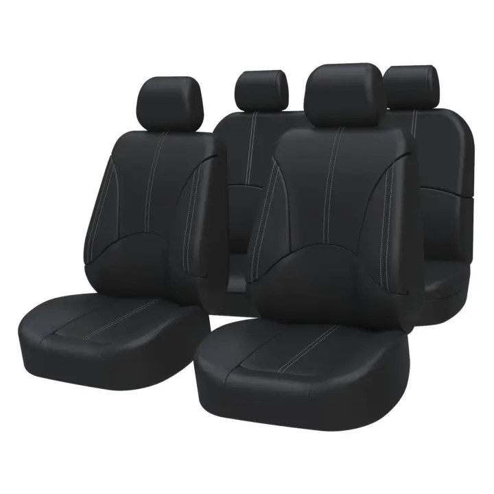 Funda de asiento de coche universal Funda de cojín de asiento de PU - 1