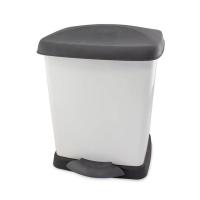 Mik Cubo de Basura GSC con Pedal 22 Litros - Negro y Blanco - Práctico - details 0