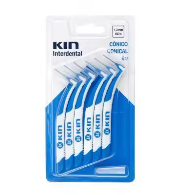 Kin Interdental Cónico Azul 1,6 Mm - Eliminación de Placa Dental - 1