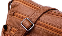 Bolso De Hombro Para Mujer En PU Genuino Moda Y Versatilidad Regalo Ideal Para Chicas Y Adultas Mayores Con Cierre De Cremallera Y Bolsillo Interior - details 21