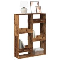 vidaXL Estantería de madera de ingeniería 100x33x135 cm en color Gris sonoma/Madera antigua/Negro y más | almacenamiento funcional diseño moderno para baño dormitorio sala - details 1