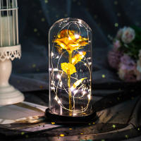 La rosa eterna con luz LED es un regalo original para mujer en ocasiones especiales como el Día de la Madre o cumpleaños - details 0