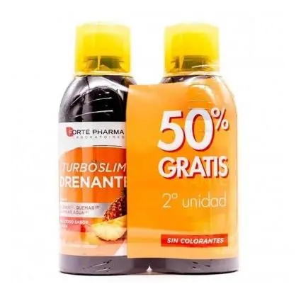 Slim Drenante Piña 500 ml + 500 ml Duplo Promocion Forte Pharma - 1