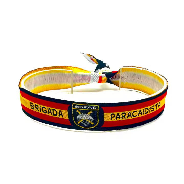 Pulsera con Cierre Metalico Ajustable Tela Poliester Movilear BRIPAC Brigada Paracaidistas - 1