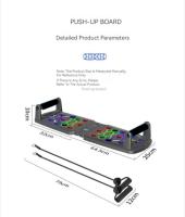 Tablero De Entrenamiento Multifuncional Para Hombros Y Abdominales Para Hombres Placa De Pushup Portátil Equipo De Ejercicio De Fortalecimiento De La Resistencia - details 7