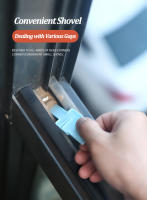Cepillo De Limpieza Para Ralladuras De Ventanas Plegable Herramienta De Limpieza Para Ralladuras De Puertas Deslizantes Y Polvo De Mesas Material Ecológico Plástico - details 5