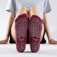 Pareja De Calcetines De Yoga Para Mujer Antideslizantes Con Correas Algodón Calcetín Ideal Para Pilates Ballet Danza Calzado De Salón - details 5