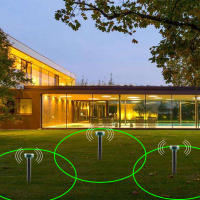 Repelente De Rata Solar Ultrasonido Para Jardín Y Campo Luz De Exterior Con Repelente De Plagas Instalación Auto-Contenida ABS 5W 3V Vida Útil 30000 - details 7
