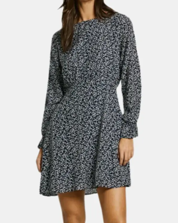 PEPE JEANS PL953675 CINDY Vestidos  Manga larga Mujer Azul - 1