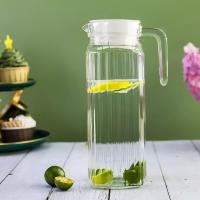Jarra de Vidrio para Agua con Tapa - Jarra de Vidrio para Frigorífico - Botella para Té, Zumo de Frutas, Limonada - Botella Transparente,M2 Tec - details 0