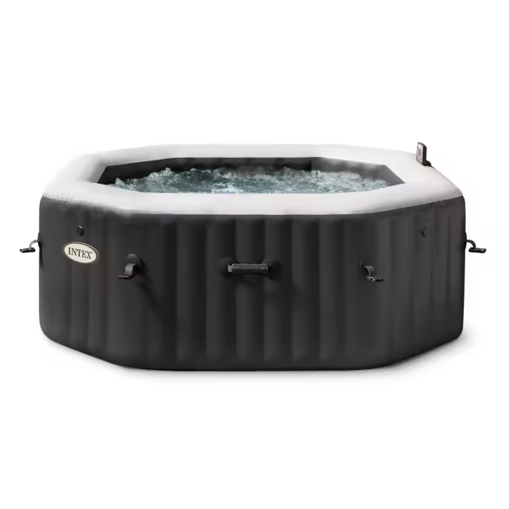 Spa hinchable octogonal con burbujas y jets 795 litros INTEX - 1