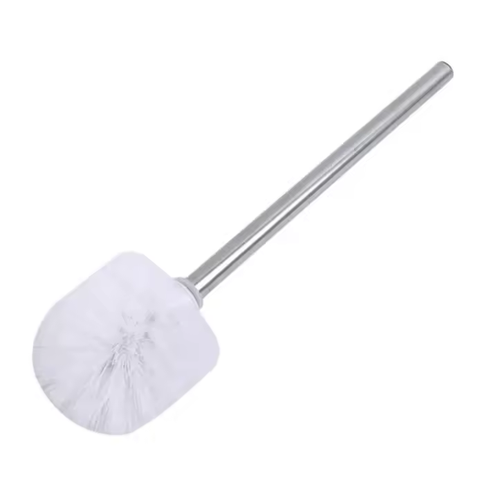Cepillo De Limpieza Para Inodoro Con Manija De Acero Inoxidable Soporte Para Cepillo Y Marco Artículos De Baño Para El Hogar WC-Borstel - 1