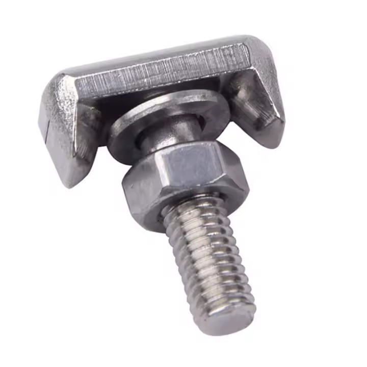 Conectores De Terminal De Batería De Acero Inoxidable T-Bolts Conectores De Cable Tornillos Para Batería Accesorios Para Coche - 1