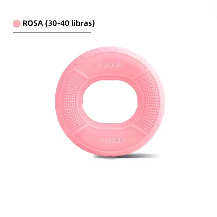 Anillo De Agarre Ajustable De Silicona Para Entrenamiento De Fuerza En El Gimnasio Y Fitness Expansor De Muñeca Y Antebrazo Ejercicio Muscular 20-80LB Unisex - 1