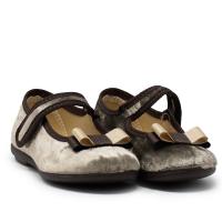 VULLADI 6422-366 Zapatos vestir niña 33387 24I MERCEDES VELCRO TERCIOPELO TAUPE - details 0