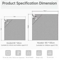 Toalla De Baño Para Bebé Con Capucha Suave Y Absorbente De Velours Coral Cálida Y Suave Ropa De Cama Para Niños Recién Nacidos Niño Y Niña - details 0