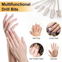 LULAA Set De Brocas Para Uñas Con Polvo De Arena Accesorio De Pulido Para Arte De Uñas Eliminador De Uñas Acrílicas Gel Set De Brocas Para Manicura - details 20