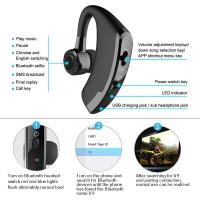 Auriculares V9 Bluetooth 5.0 Estéreo Inalámbricos Con Micrófono HD Kit De Manos Para Coche Compatible Con iPhone Samsung Huawei - details 4
