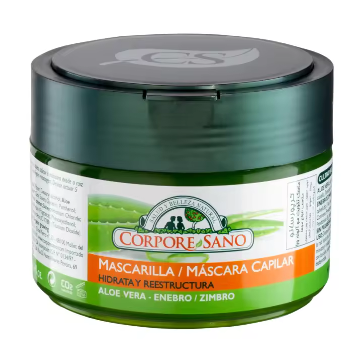 Corpore Sano Mascarilla Capilar Aloe Vera y Enebro 250 ml de crema - 1