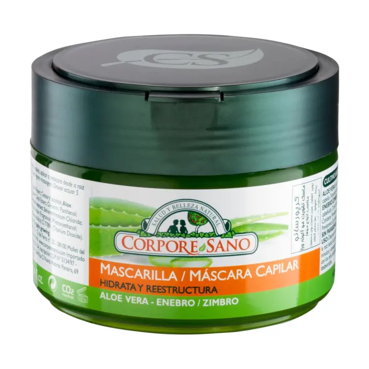 Corpore Sano Mascarilla Capilar Aloe Vera y Enebro 250 ml de crema - 1