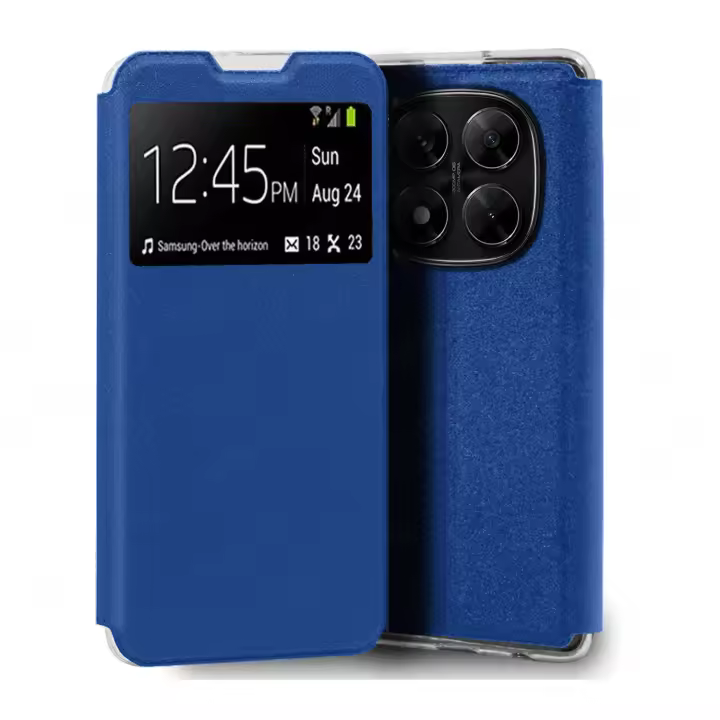 Funda + Protector de Vidrio Templado Opcional Compatible con XIAOMI REDMI NOTE 14 PRO PLUS 5G Soporte para Libros Cierre Magnético - 1
