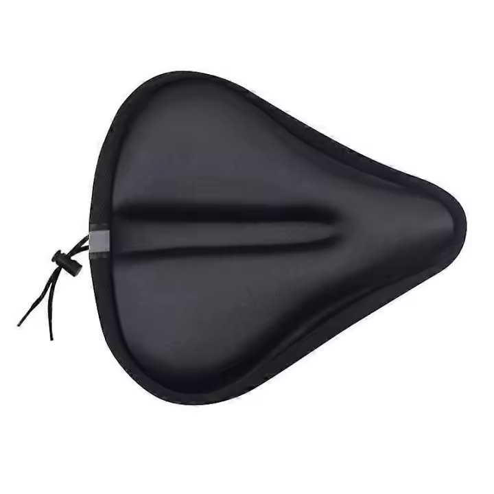 Ajuste de asiento de bicicleta de gel grande para bicicleta estática, comodidad adicional, compatible con bicicleta de interior, bicicleta de giro, bicicleta estacional, al aire libre - 1