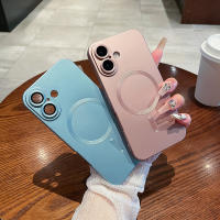 Funda Suave TPU De Color Sólido Para iPhone 16 pro Max Con Carga Inalámbrica Magsafe Resistente a Golpes Y Arañazos Compatible Con Bumper Cover - details 2