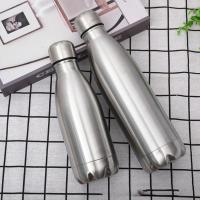 Botella De Deporte Para Niños De Acero Inoxidable Gran Capacidad 0.35/1 Litro Copa De Bebida Cola a Prueba De Fugas Kettle Reutilizable - details 8