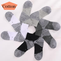 3 Pares De Calcetines Deportivos Unisex Con Suela Gruesa Y Absorbedora De Humedad Para Correr Talla EUR35-50 Calcetines De Cuello Alto De Algodón - details 8