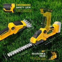 Podadora De Barras Eléctrica Sin Cable Para Jardín Herramienta De Corta Hierba Compatible Con Batería Dewalt 20V (No Incluye Batería) - details 1