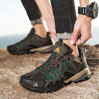 Zapatillas De Senderismo HIKEUP Para Hombre Transpirables Con Amortiguación Antideslizantes Deportivas De Montaña Exterior Zapatos De Correr Y Trekking - details 8