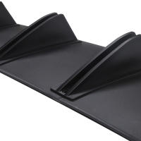Difusor De Parachoques Trasero Universal De ABS Con Doble Ala Estilo Cangrejo Anti-colisión 2 En 1 Para Coche Adecuado Para La Mayoría De Los Vehículos - details 4