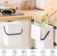 Cubo de basura para Cocina, Cubo de basura orgánico para Cocina, Pequeño, 3 L, with Tapa, Cubo de basura para Cocina, Cubo de pañales a prueba de olores, encymera colcante, compost Cube - details 2