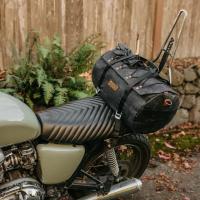 Bolsa Trasera De Motocicleta Vintage Impermeable Universal Bolsa De Viaje Cruzada Monedero De Lona Bolsa De Cola De Motocicleta - details 2