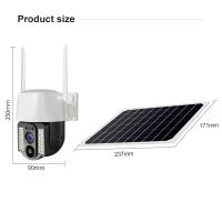 Cámara Solar 4G Con Tarjeta SIM Seguridad Protección Exterior IP CCTV Vigilancia Inalámbrica Inteligente HD 5MP Para Hogar - details 14