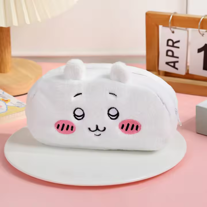 Estuche De Lápices Chiikawa Anime Kawaii MINISO Usagi Hachiware Gran Capacidad Estuche De Estación Para Estudiantes Juguete De Película Y TV - 1