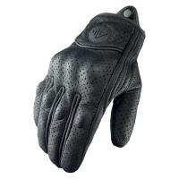 Guantes De Motocicleta De Cuero Genuino De Oveja Para Hombre Guantes De Carreras Y Motocross Transpirables Para Ciclismo Y Motociclistas - details 1