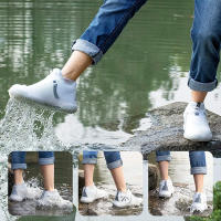 Cubrezapatos De Silicona 2PC Impermeables Reutilizables Anti-deslizantes Para Día Llovido Unisex Accesorios De Clima Para Exterior - details 3
