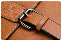 Bolso De Negocios Para Hombre De Lujo En Cuero PU Bolso De Mano Para Laptop Y Archivos A4 Estilo Oficina Y Almuerzo - details 18