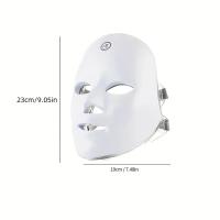 7 colores recargable máscara LED facial para el cuidado de la piel y el cuidado facial - Regalos navideños para mujeres - details 4