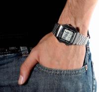 Casio A178WA-1A, Reloj Casio estilo retro con cronómetro y alarma, resistente al agua - details 0
