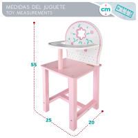 WOOMAX Trona para muñecas de madera - details 3