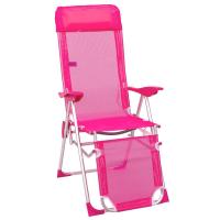 Sillón de 5 Posiciones LILI HOME Aluminio/Textileno Rosa 61x66x115cm - details 1
